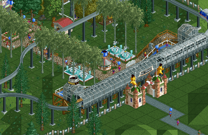 rollercoaster tycoon 1 loopy landscapes